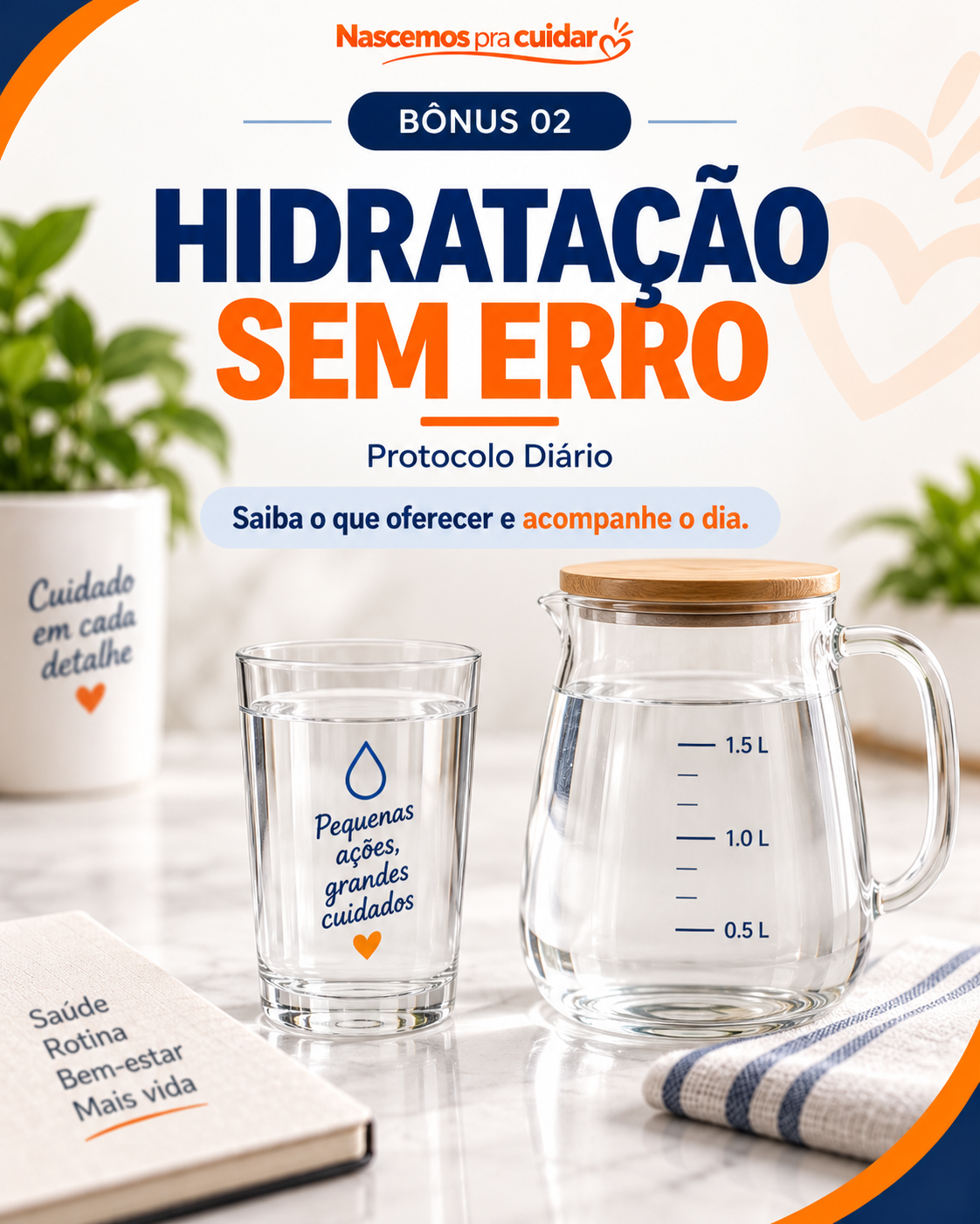 Capa de Hidratação sem Erro